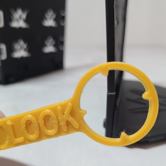 WWF Action Figure Display Base Stands with Pegs Jakks Pacific Mattel - Picture 12 of 14